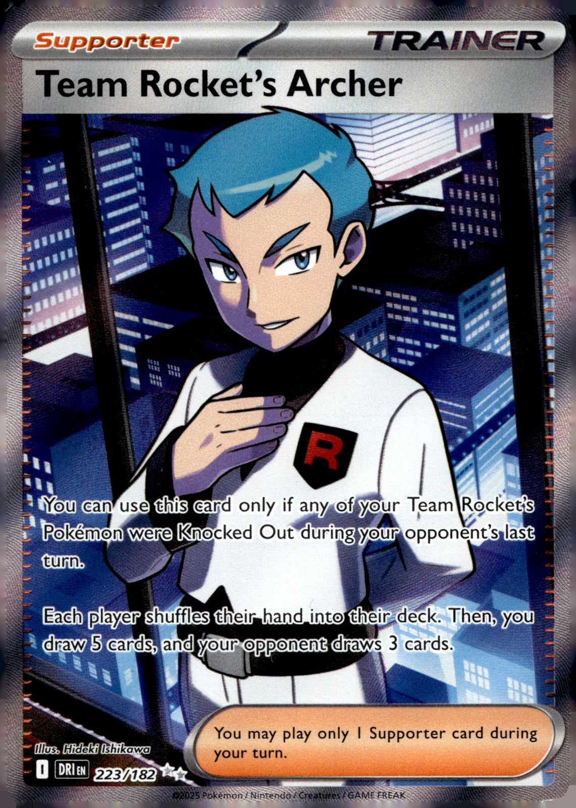 Team Rocket's Archer DRI 223/182 NM