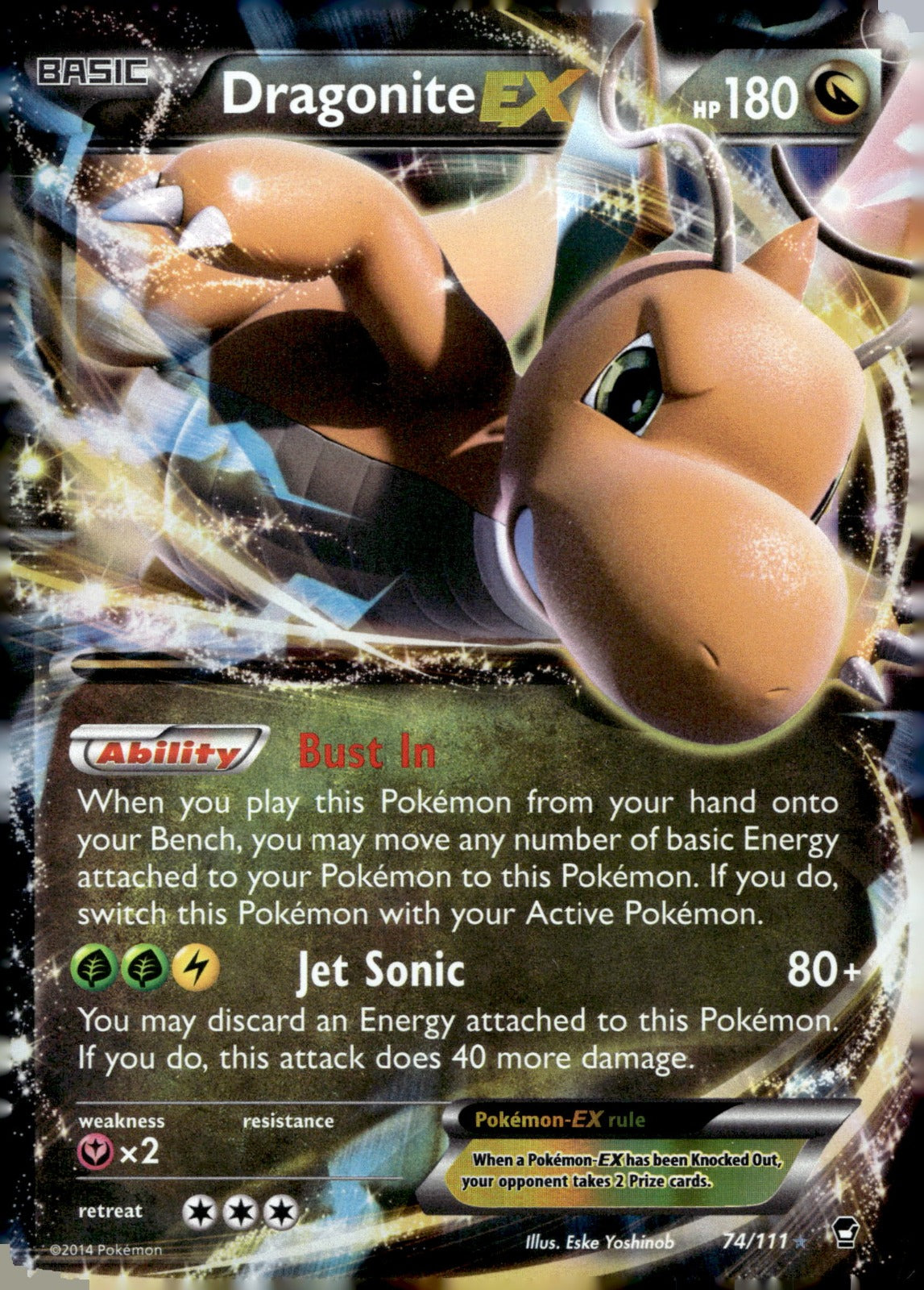 Dragonite EX FFI 74/111 LP