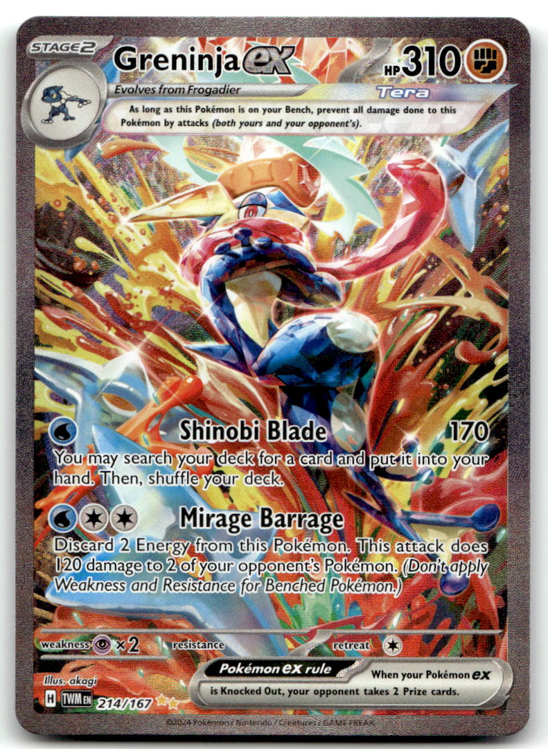 Greninja ex TWM 214/167 MP