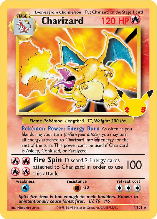 Charizard CCC 4/102 NM