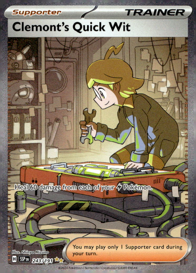Clemont's Quick Wit SSP 243/191 NM