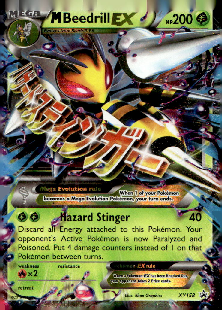 M Beedrill EX PR XY158 LP