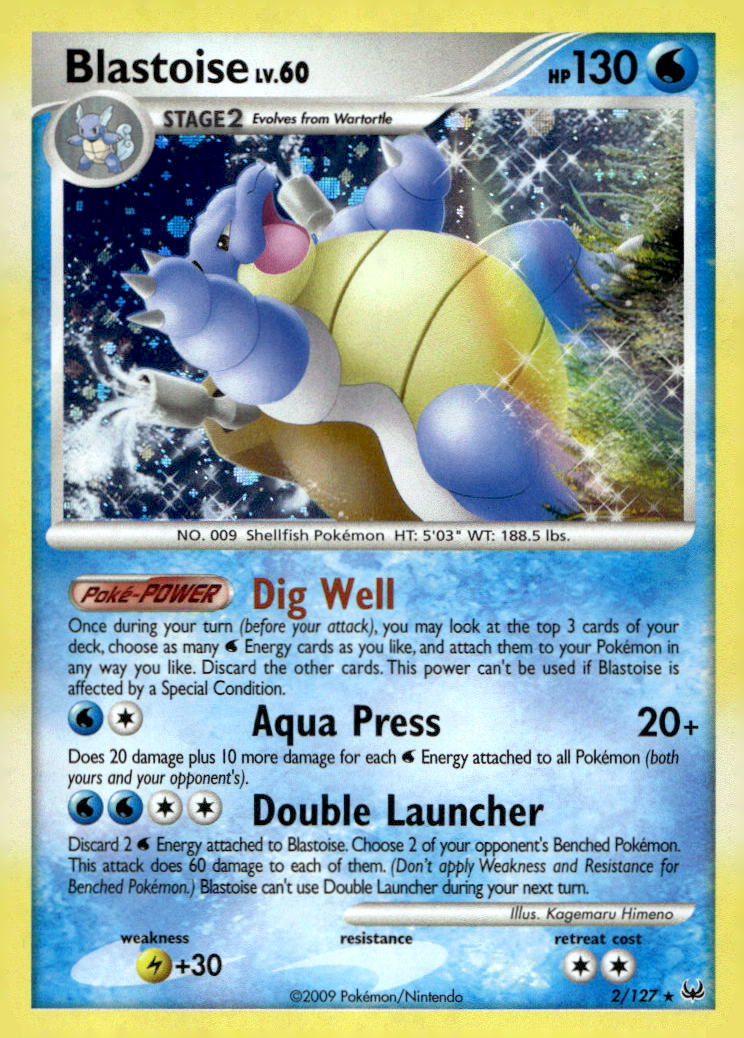 Blastoise PL 2/127 LP