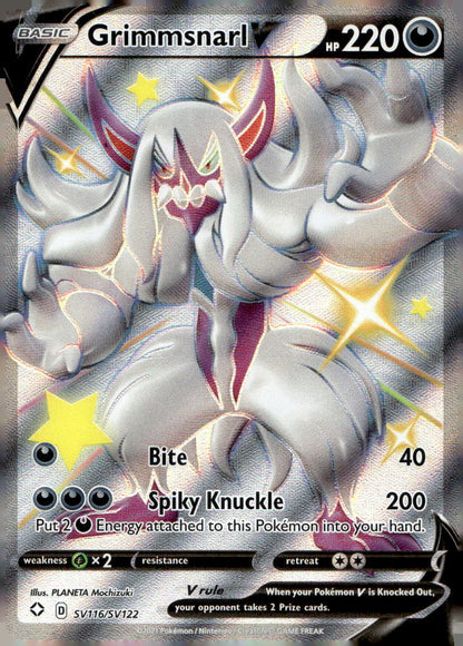 Grimmsnarl V SHFSV SV116/SV122 NM