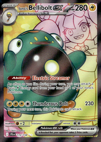Iono's Bellibolt ex JTG 172/159 NM
