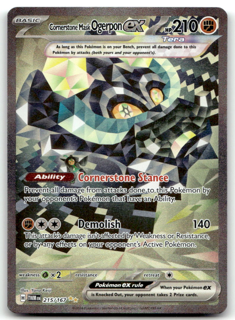 Cornerstone Mask Ogerpon ex TWM 215/167 NM