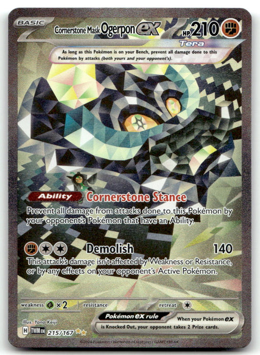 Cornerstone Mask Ogerpon ex TWM 215/167 NM