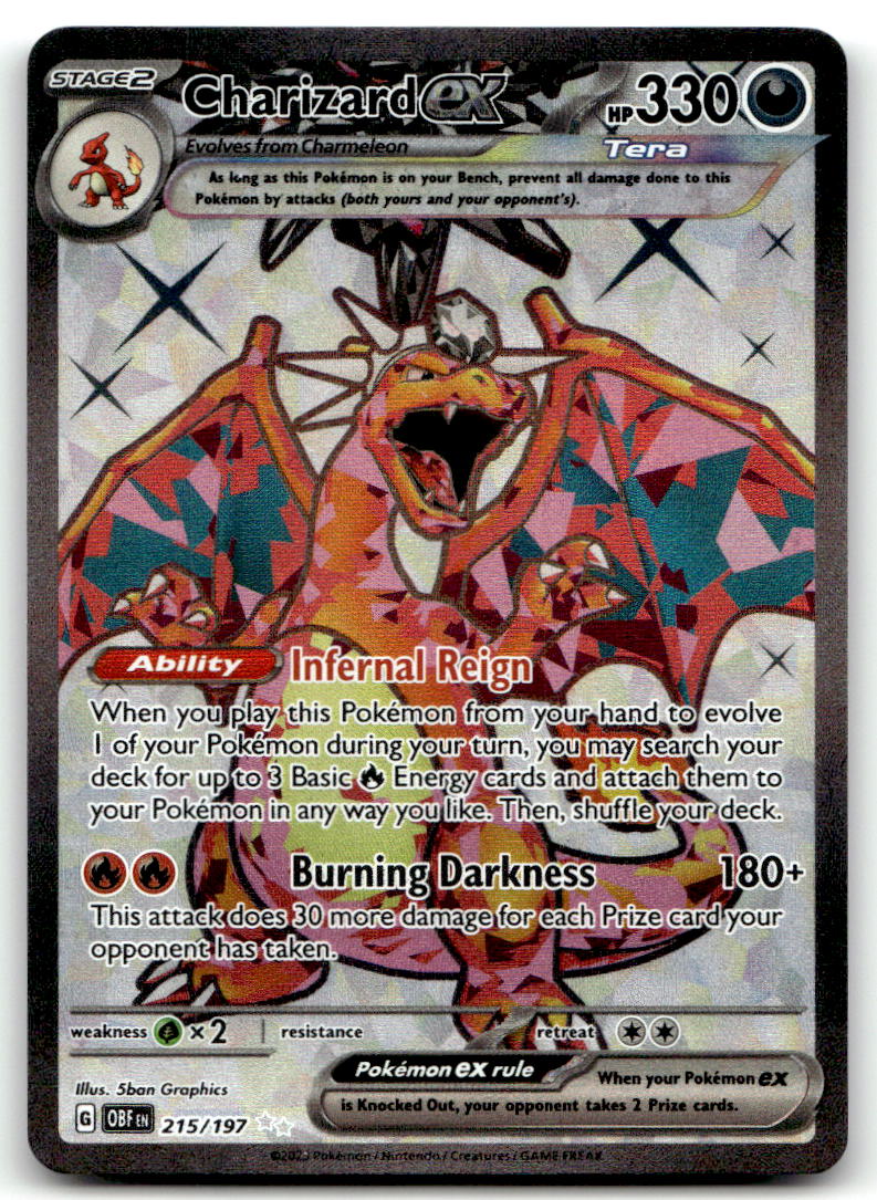 Charizard ex OBF 215/197 NM