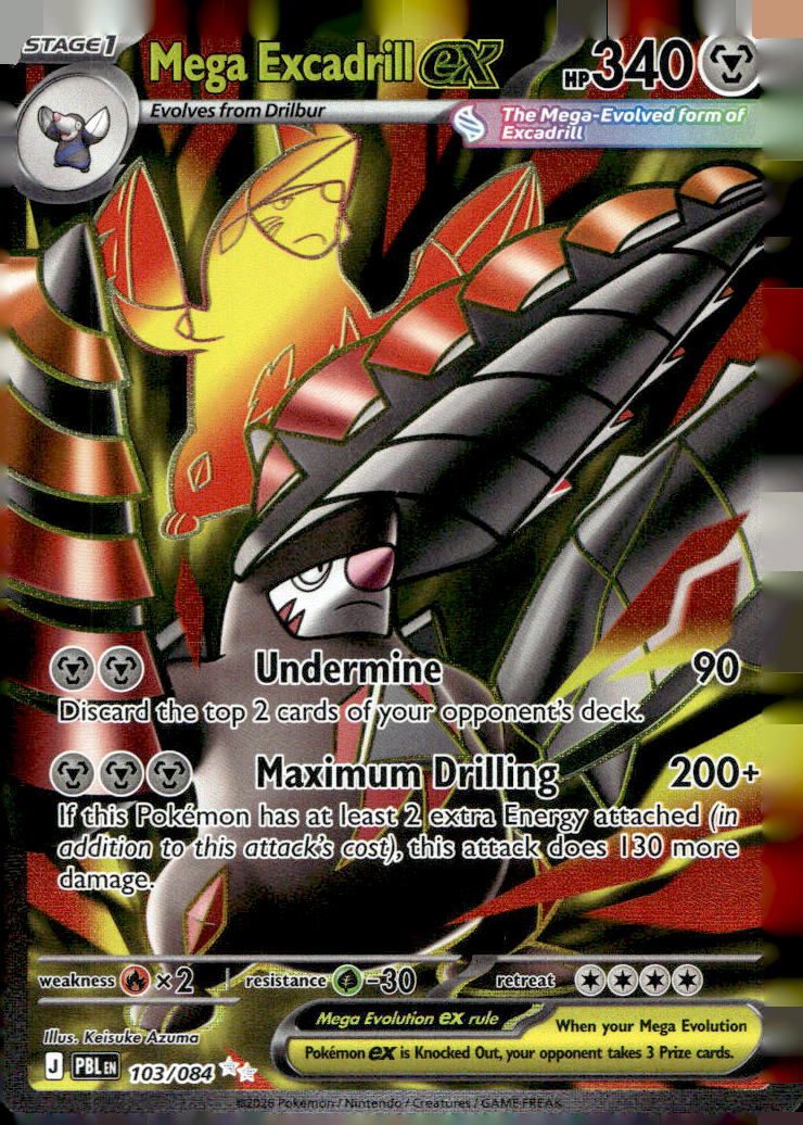 Mega Excadrill ex PBL 103/084 NM