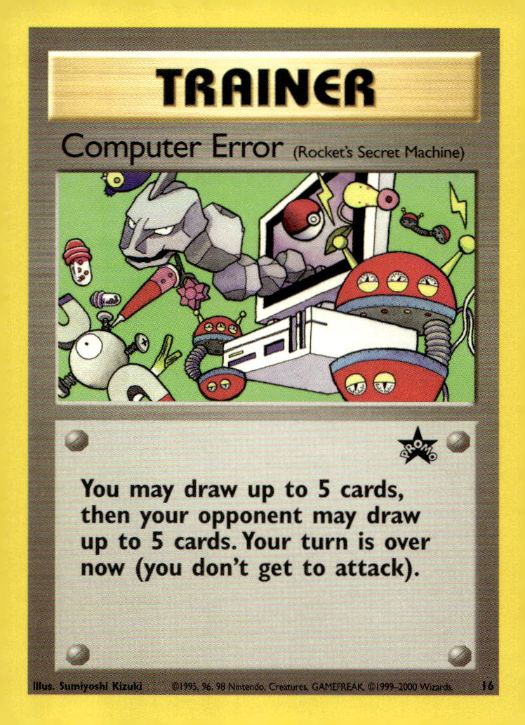 Computer Error (Rocket's Secret Machine) PR 16/53 NM