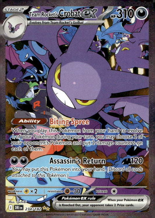 Team Rocket's Crobat ex DRI 234/182 NM