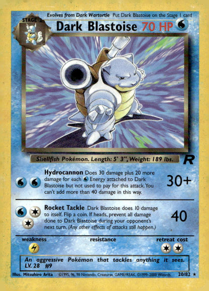 Dark Blastoise (20) TR 20/82 HP