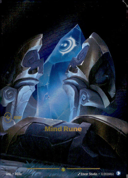 Mind Rune UNL R03a Showcase NM