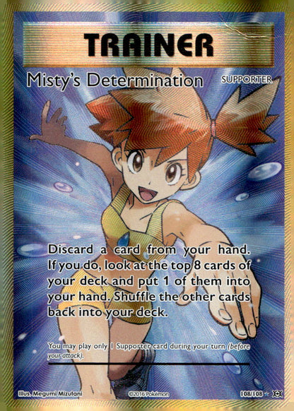 Misty's Determination (Full Art) EVO 108/108 HP