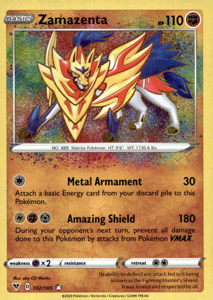 Zamazenta SWSH04 102/185 LP