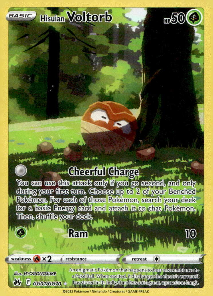 Hisuian Voltorb CRZ:GG GG01/GG70 NM