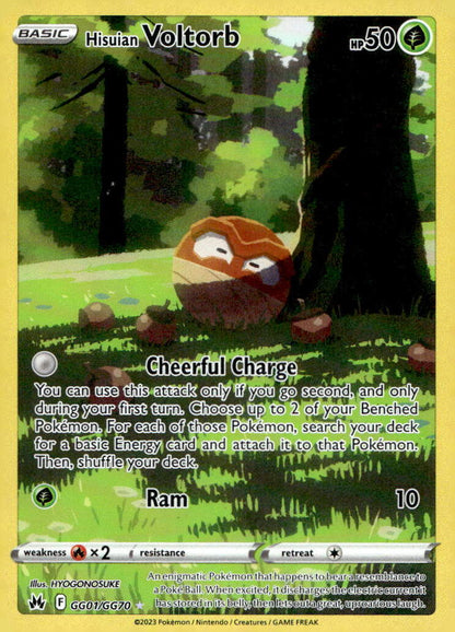 Hisuian Voltorb CRZ:GG GG01/GG70 NM