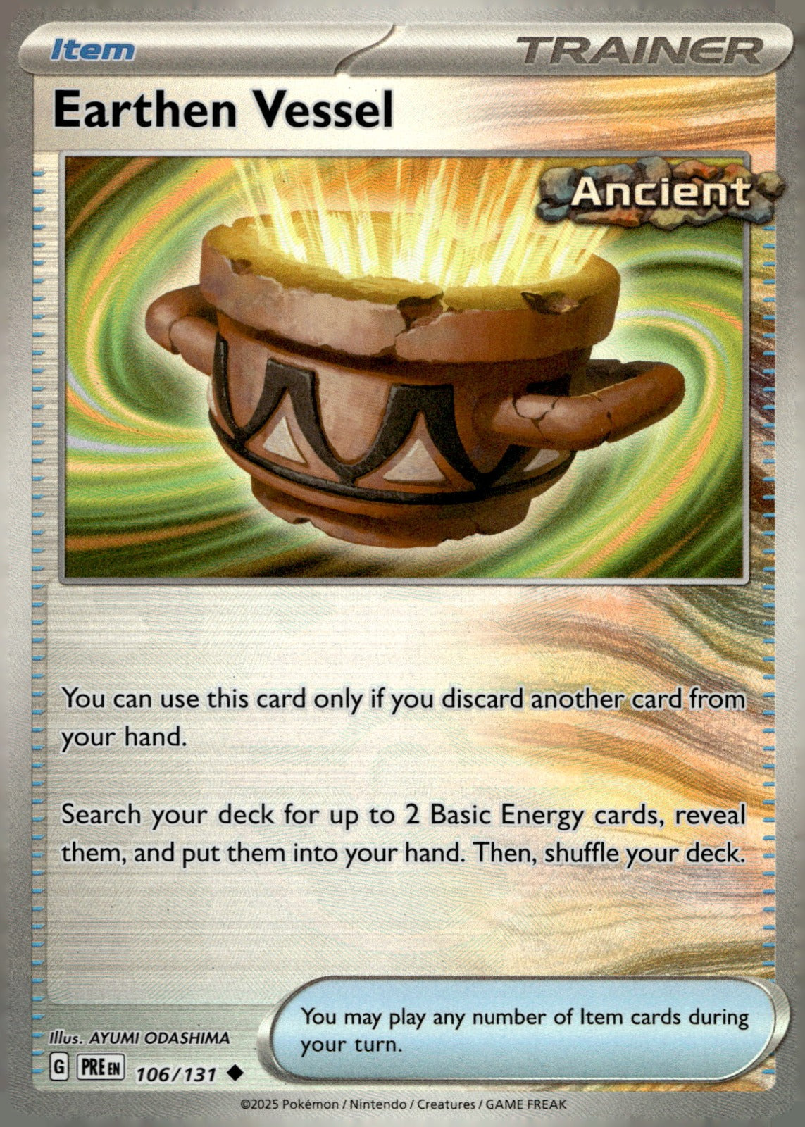 Earthen Vessel (Poke Ball Pattern) PRE 106/131 NM