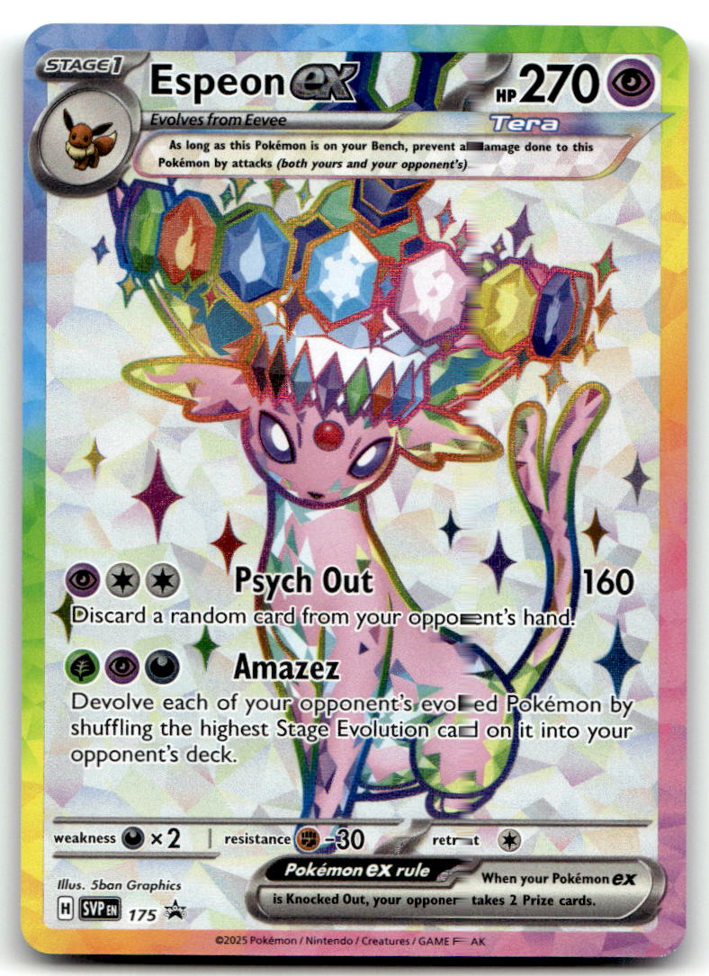 Espeon ex - 175 SVP SVP 175 NM