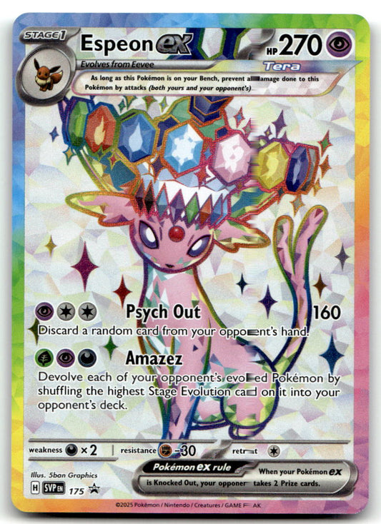 Espeon ex - 175 SVP SVP 175 NM