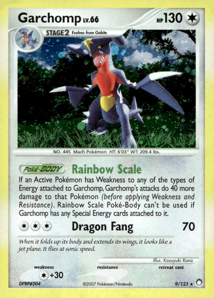 Garchomp MT 9/123 HP