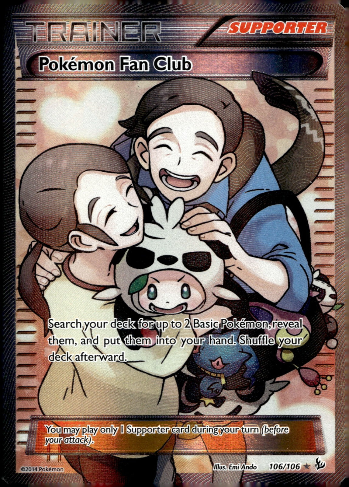 Pokemon Fan Club (106 Full Art) FLF 106/106 LP