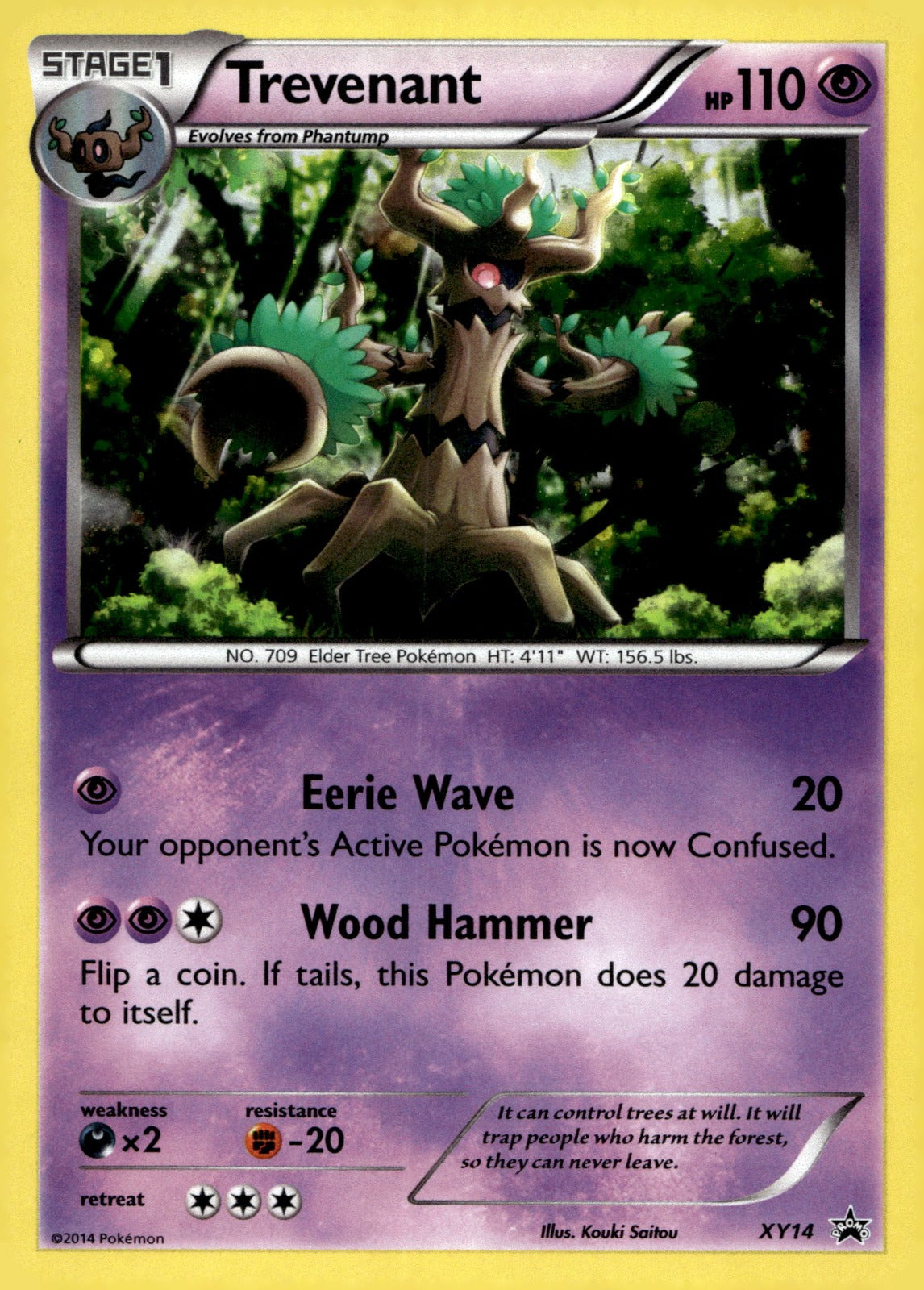 Trevenant PR XY14 NM