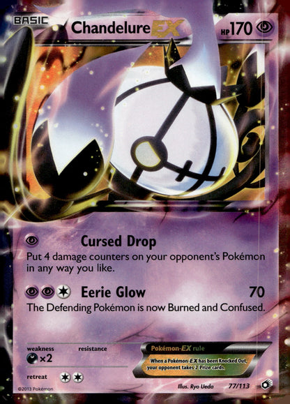Chandelure EX LTR 77/113 LP