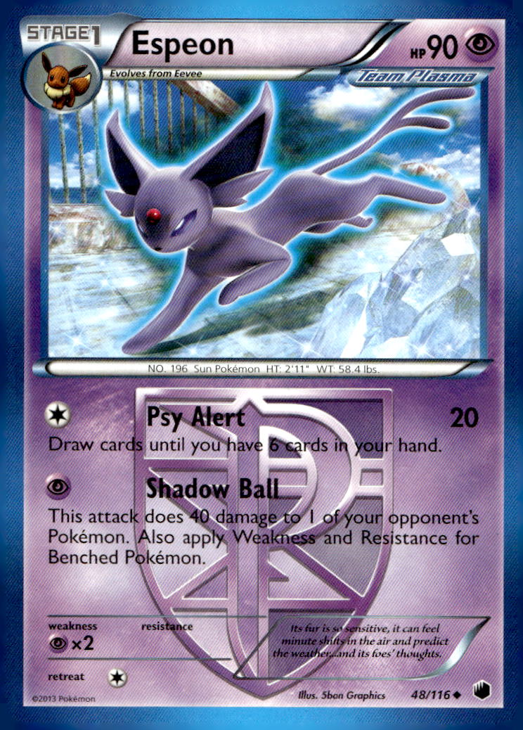 Espeon (Team Plasma) PLF 48/116 NM