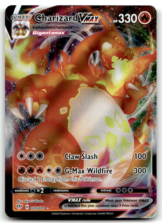 Charizard VMAX SWSH03 020/189 NM