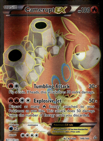 Camerupt EX (146 Full Art) PRC 146/160 NM