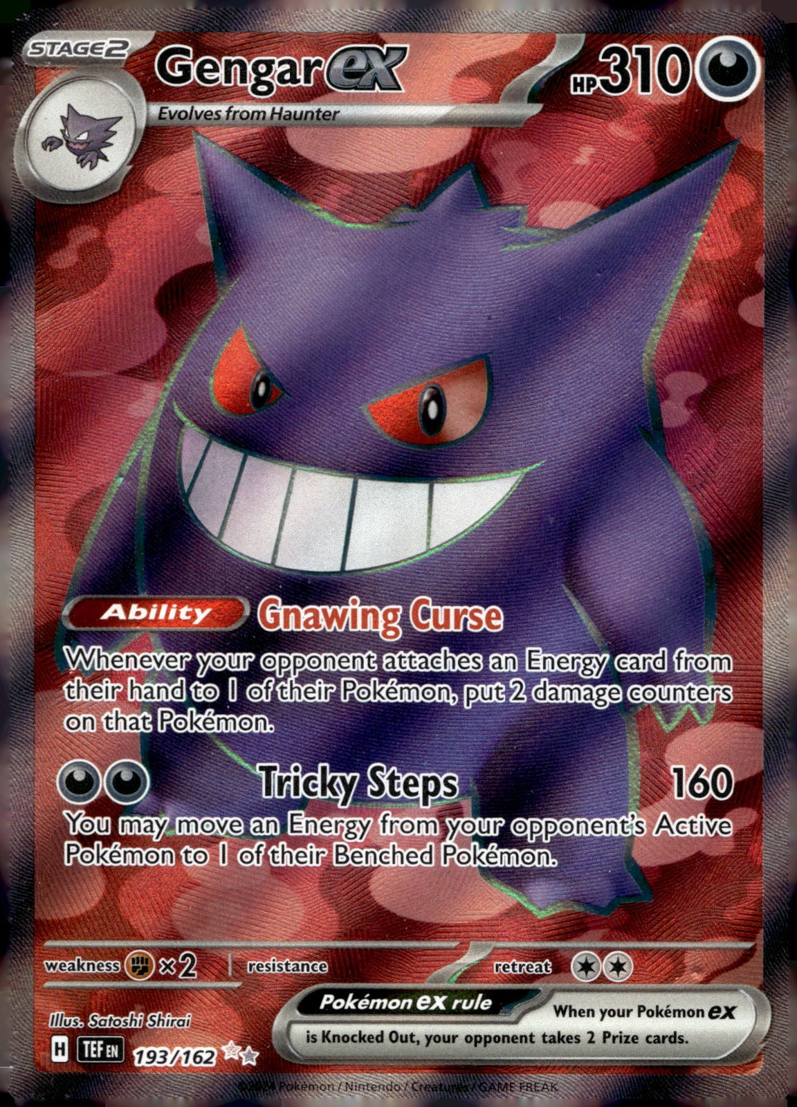 Gengar ex TEF 193/162 LP