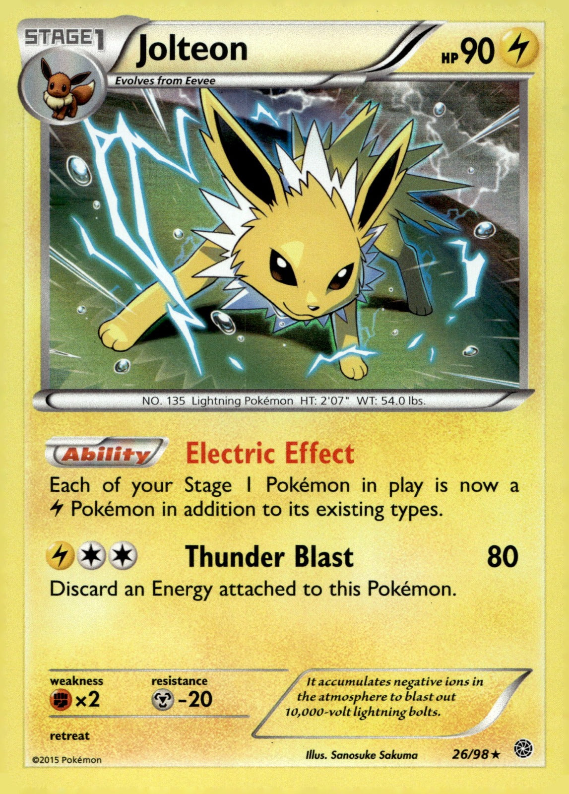 Jolteon AOR 26/98 NM