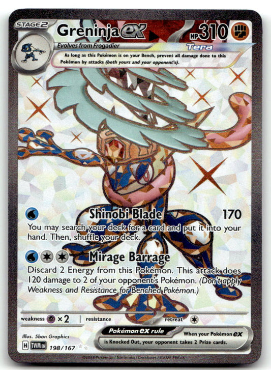 Greninja ex TWM 198/167 NM
