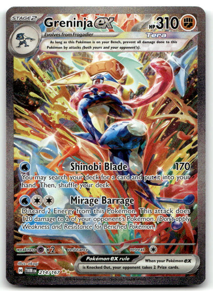 Greninja ex TWM 214/167 NM