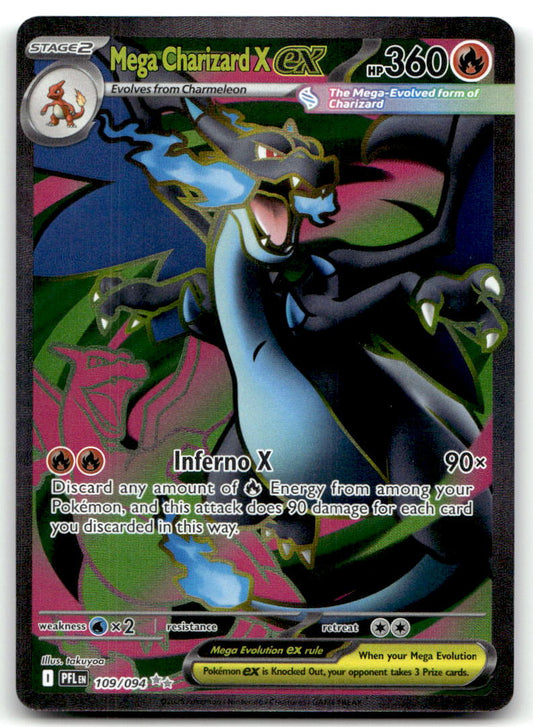 Mega Charizard X ex - PFL 109/094 NM