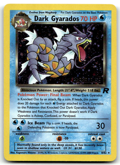 Dark Gyarados (Prerelease) PR 08/82 NM