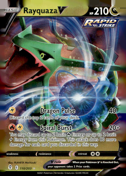 Rayquaza V SWSH07 110/203 LP