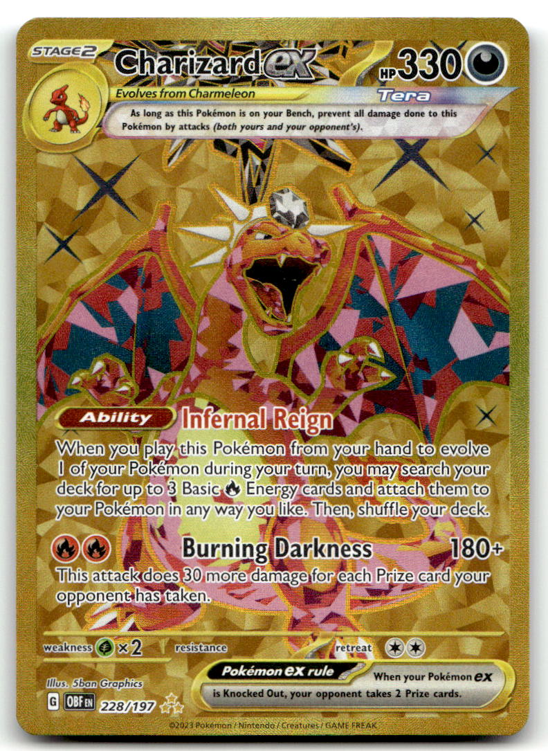 Charizard ex OBF 228/197 NM