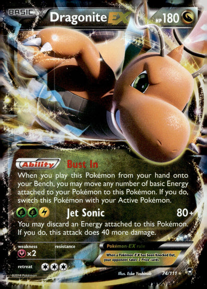 Dragonite EX FFI 74/111 NM
