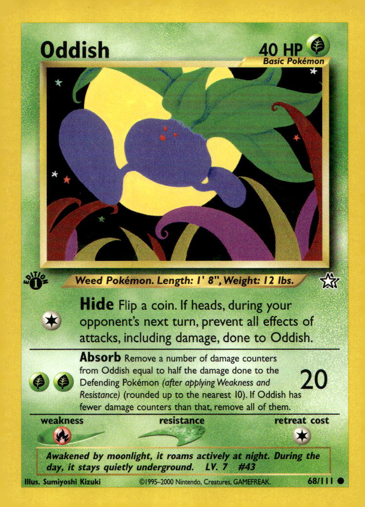 Oddish N1 068/111 NM