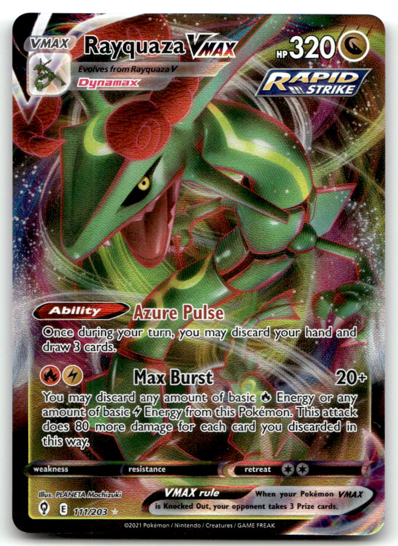 Rayquaza VMAX SWSH07 111/203 NM