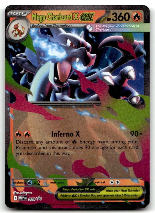 Mega Charizard X ex MEP 029 NM