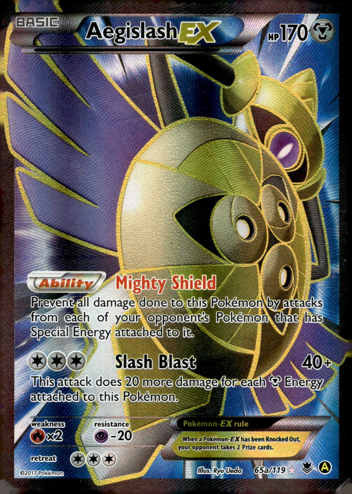 Aegislash EX PR 065a/119 MP