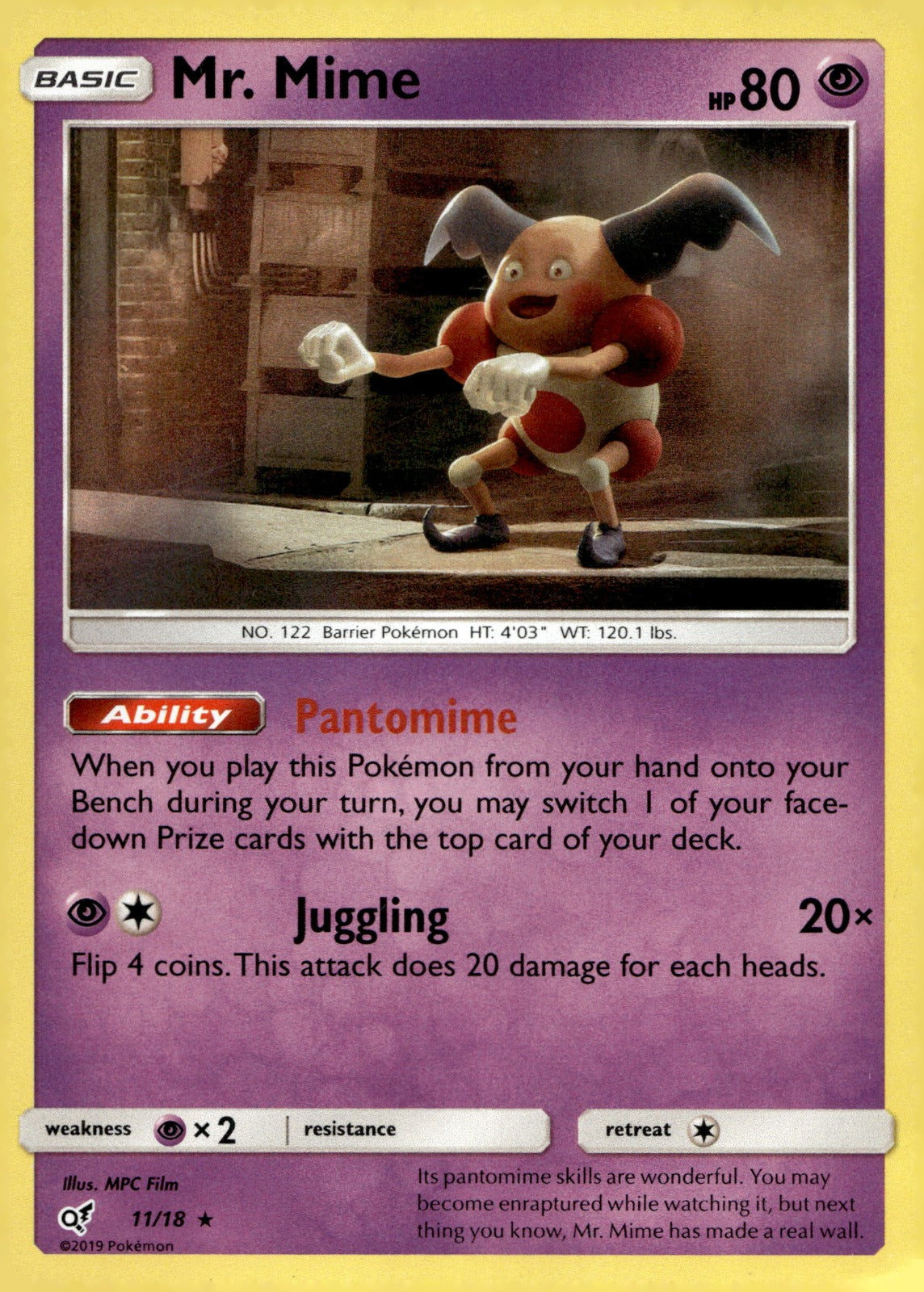 Mr. Mime DEP 11/18 NM