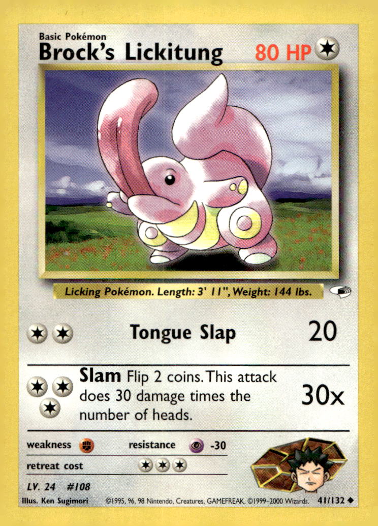 Brock's Lickitung G1 041/132 LP