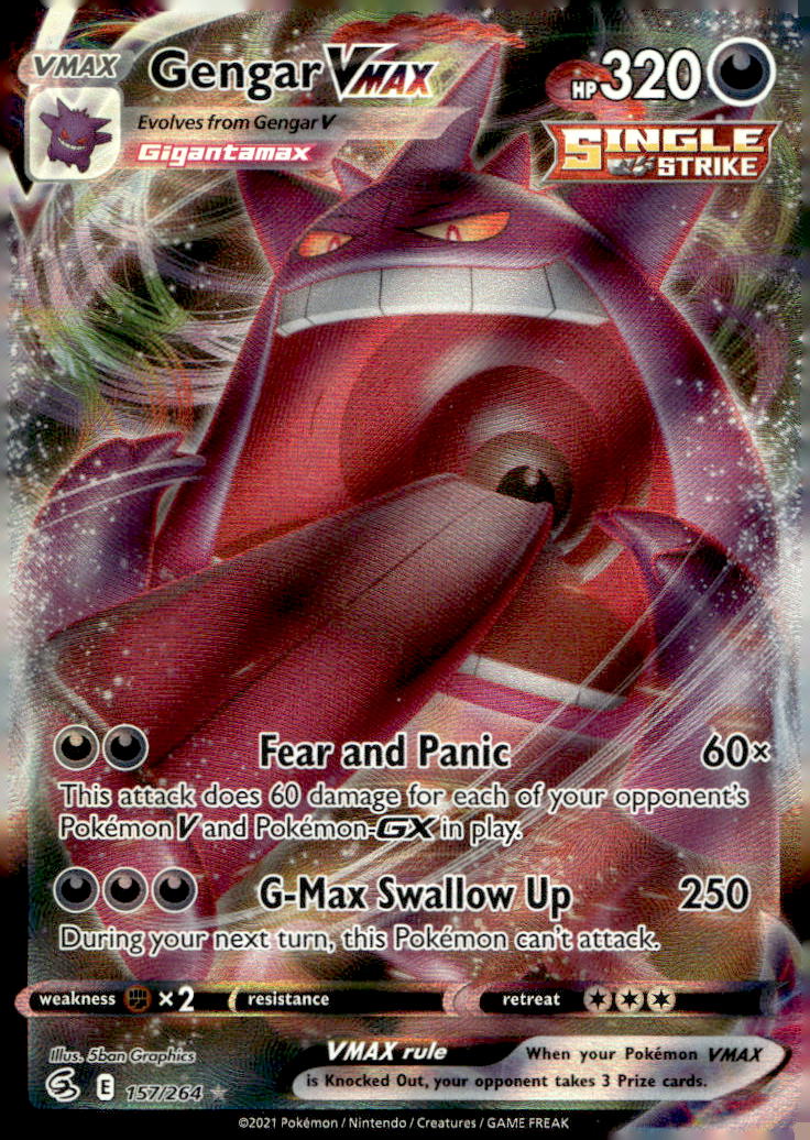 Gengar VMAX SWSH08 157/264 NM