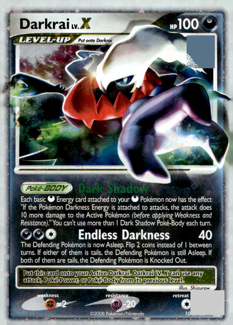 Darkrai LV.X GE 104/106 NM