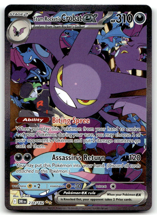 Team Rocket's Crobat ex DRI 234/182 NM