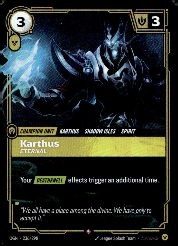 Karthus, Eternal OGN 236/298 Rare NM